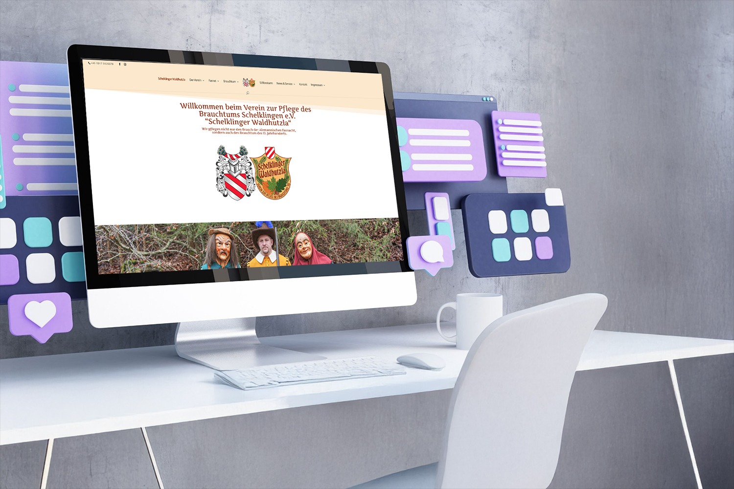 Webseitenprojekt - Vereinswebseite schelklinger-waldhutzla.de