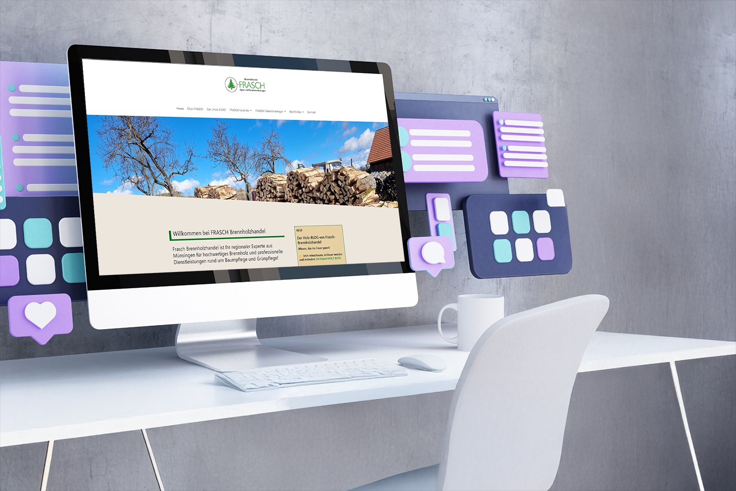 Webseitenprojekt - frasch-brennholzhandel.de