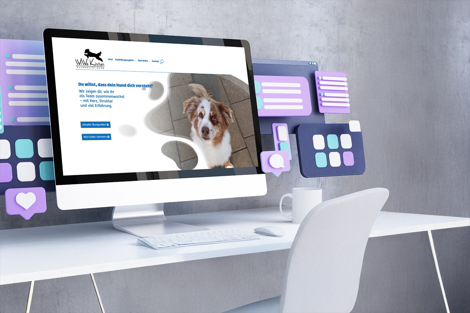 Webseitenprojekt - Vereinswebseite hundeausbildung-kirchen.de